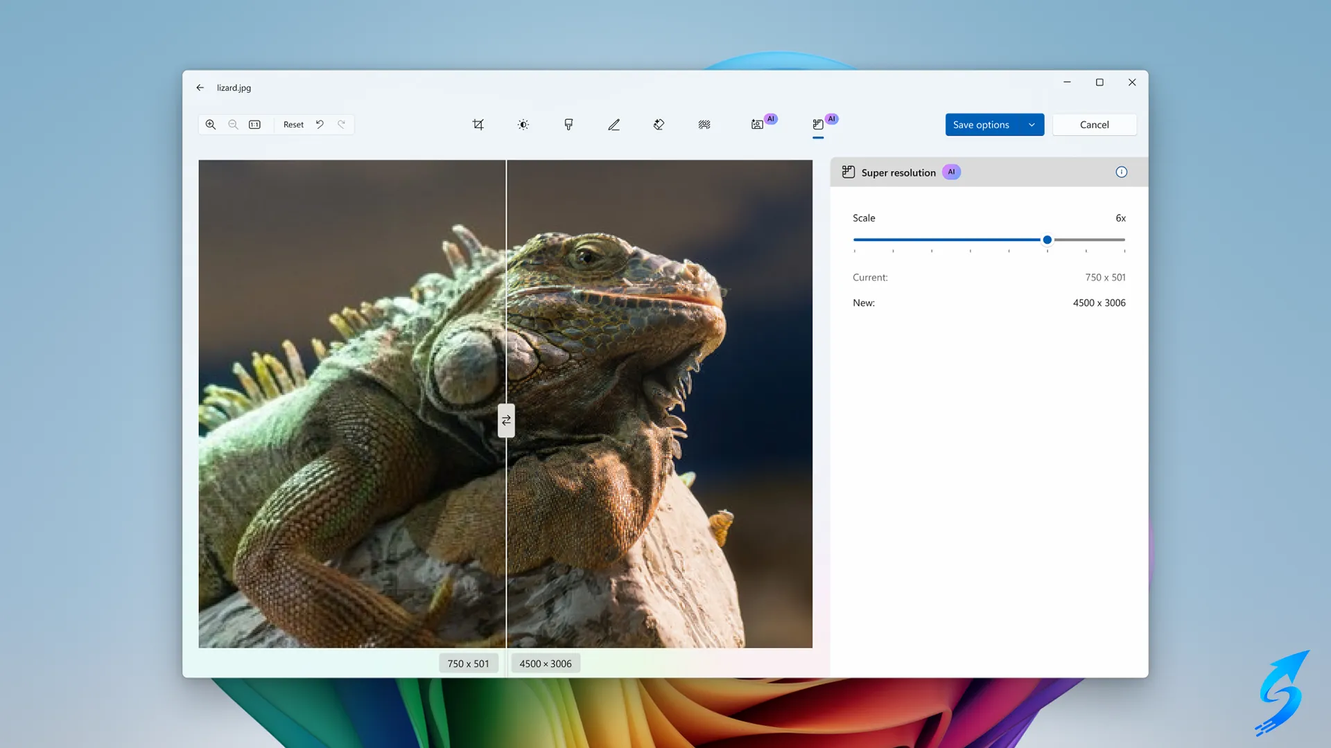Super Resolution enhancement in Security