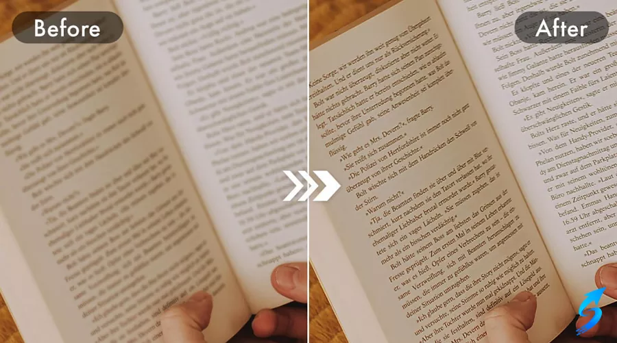 Deblurring Scanned Documents